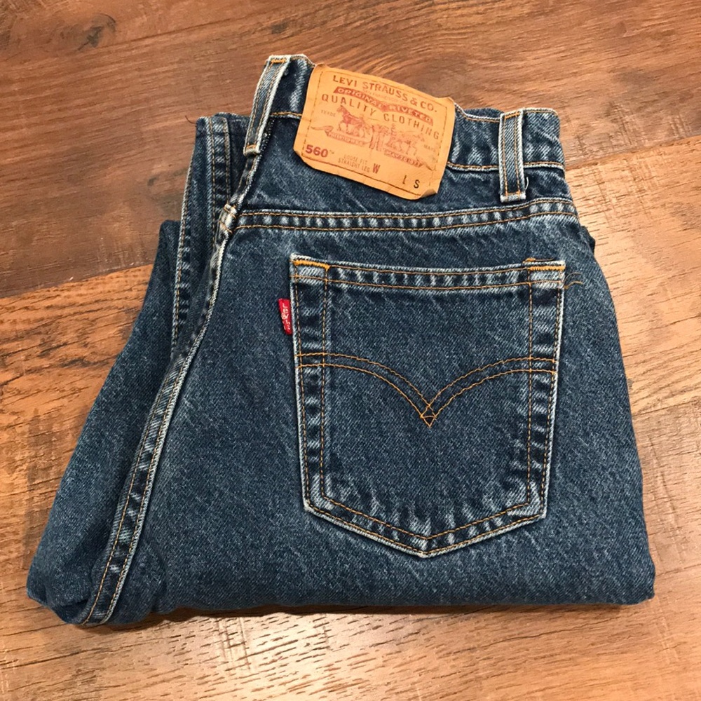 Levi 560 high waisted jeans 7JR